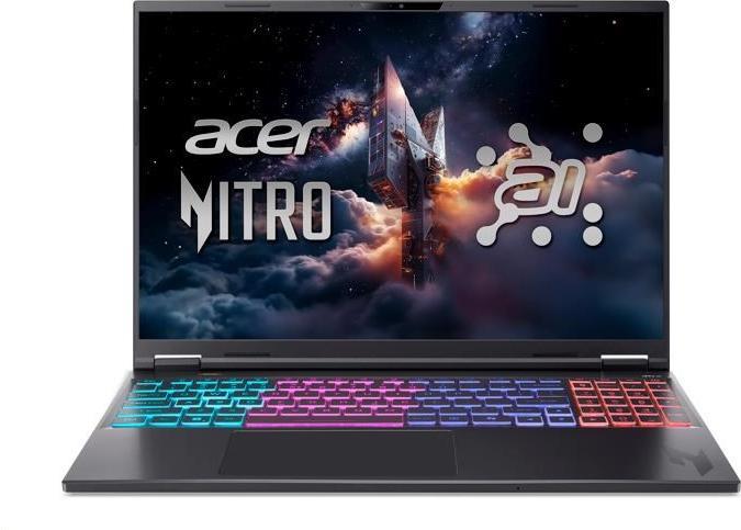 Produktbild Acer Nitro 16S AI/AN16S-61-R3HE/AI9-365/16"/2560x1600/32GB/1TB/RTX 5070/W11H/Schwarz/2R (16", 1024 GB, 32 GB, DE)