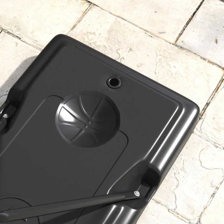 Produktbild SportNow Basketballkorb mit Ständer Stahl, Kunststoff Schwarz