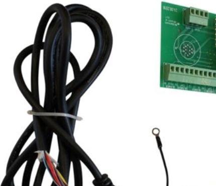 Actual product image NBE motorprint KIT fra 8 til12 - Print12ben, 12pol kabel, adaptorplade, NTC&PTC temp.føler