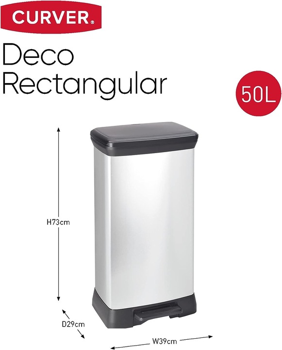 Image du produit Curver Poubelle à ordures (50 l)