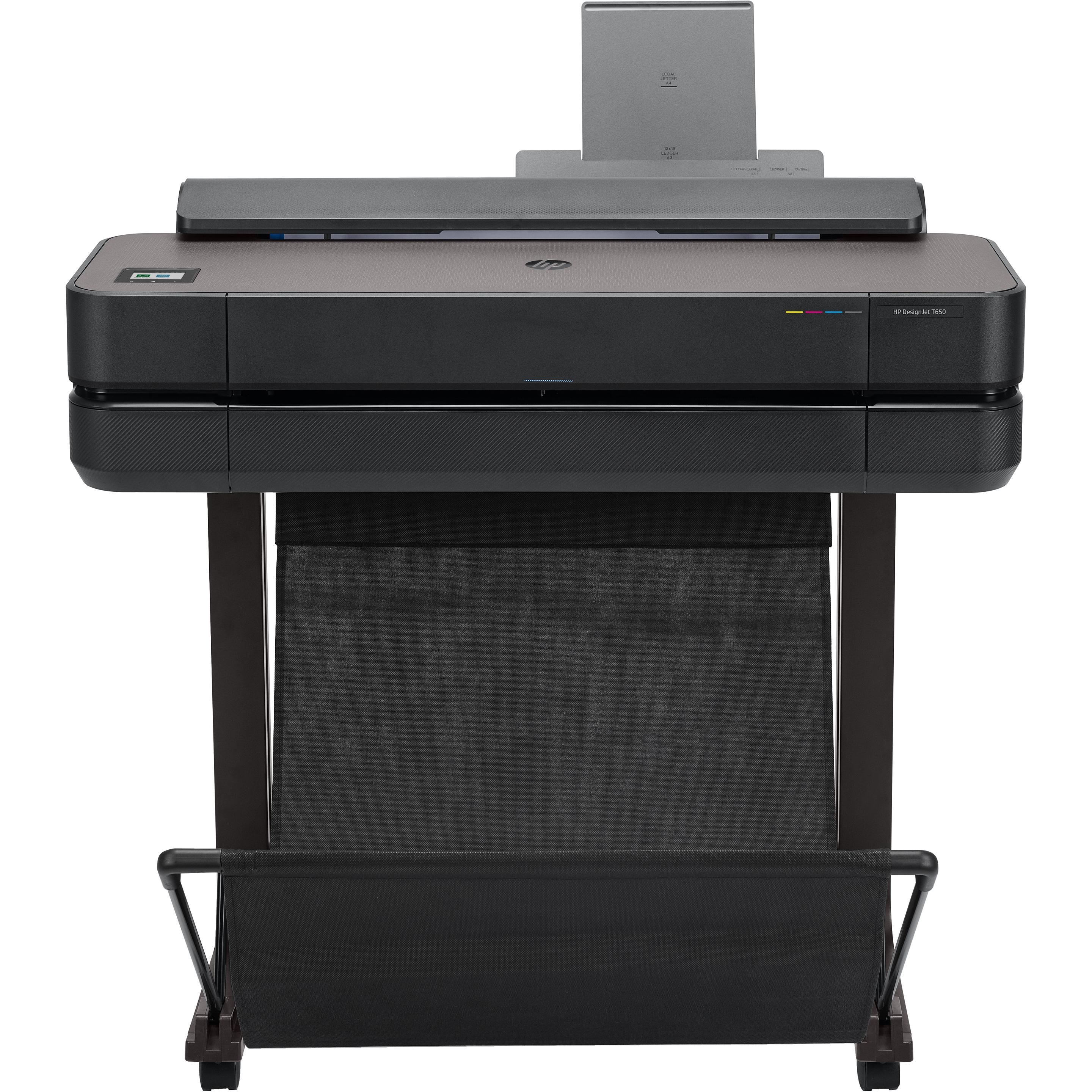 HP DesignJet T650 (Thermodirekt / Thermotransfer, Farbe), Drucker, Schwarz
