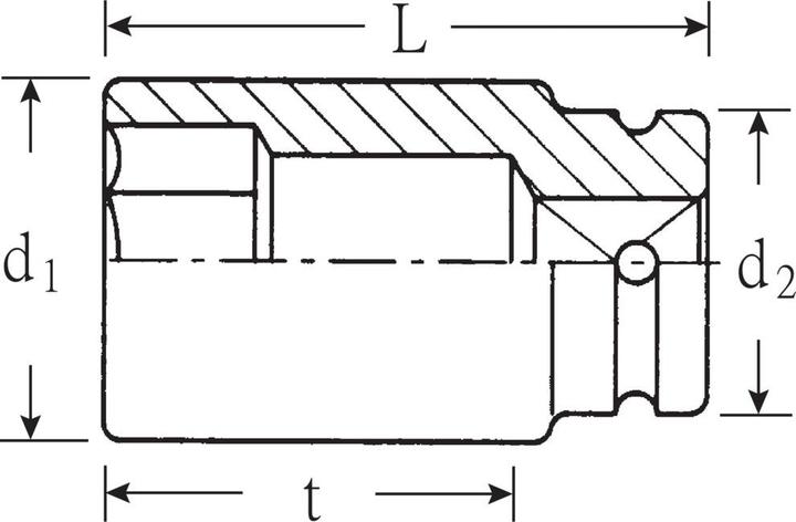 Produktbild Stahlwille 55IMP IMPACT-Steckschlüsseleinsätze 3/4 30 mm (30 mm)