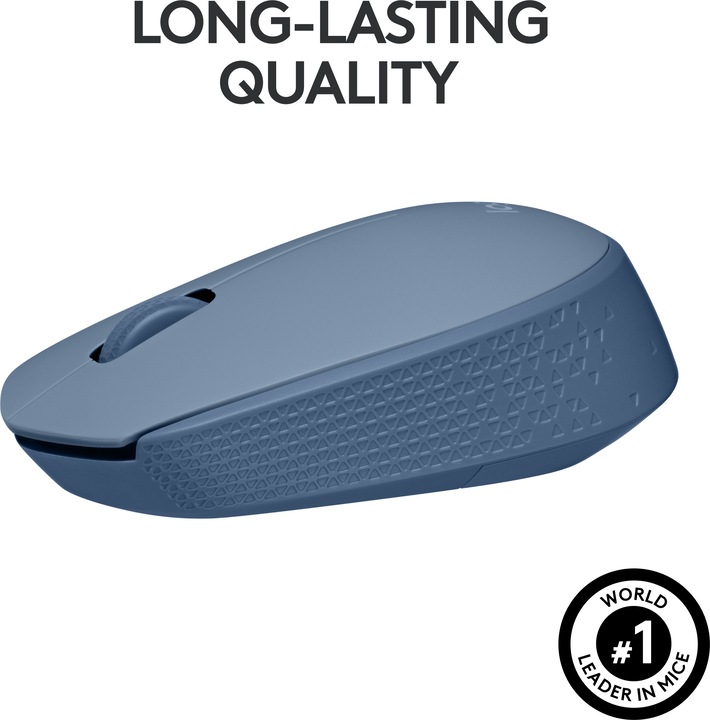 Productafbeelding Logitech M171 Draadloze Muis - Blauwgrijs (Draadloze)
