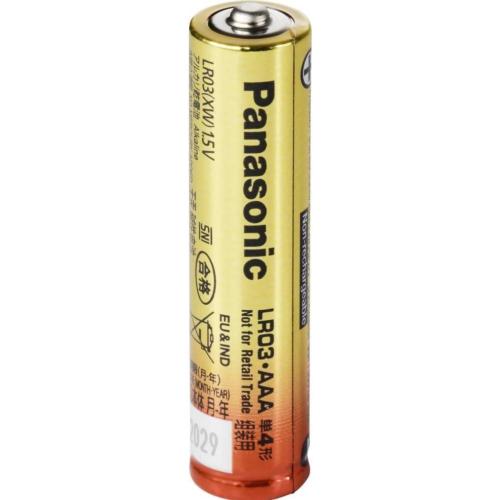 Panasonic LR03AAA Micro (AAA)-Batterie Alkali-Mangan 1300 mAh 1.5 V 400 St. (400 Stk., AAA / LR03 / 