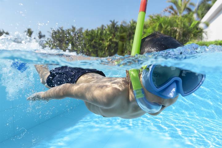 Produktbild Bestway Tauchset Blaue Maske, Flossen, Schlauch 25039