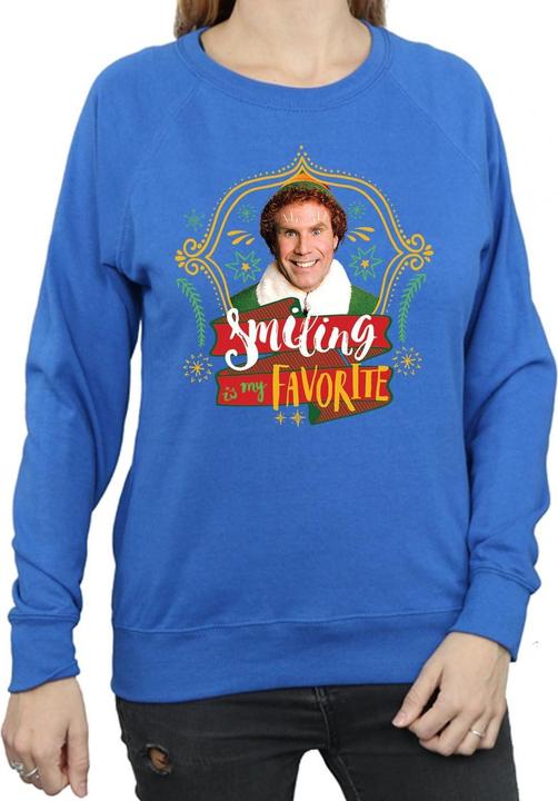 Actual product image Elf Womens/Ladies Buddy Smiling Sweatshirt (M)