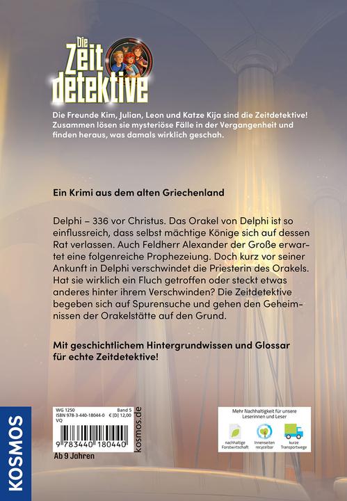 Actual product image Kosmos Die Zeitdetektive, 5, Der Fluch des Orakels (German, Fabian Lenk, Timo Grubing, 2025)