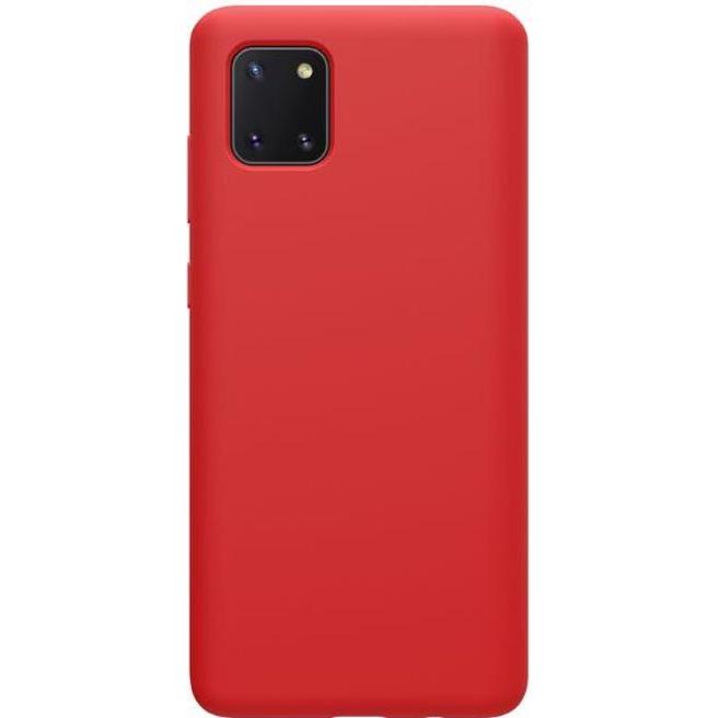 Nillkin Flex Pure Series Silikon Hülle (Samsung Galaxy Note 10 Lite), Smartphone Hülle, Rot