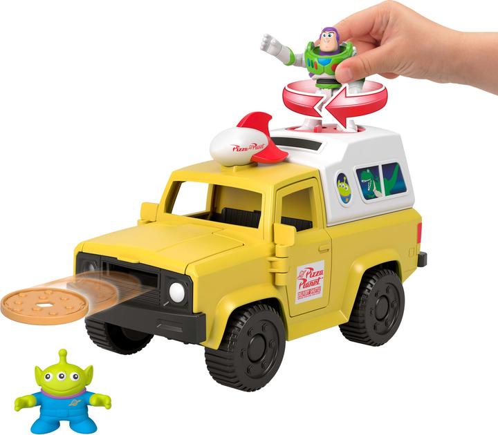 Produktbild Fisher-Price Imaginext Disney Pixar Toy Story Pizza Planet truxk + Buzz Lightyear and Alien figures