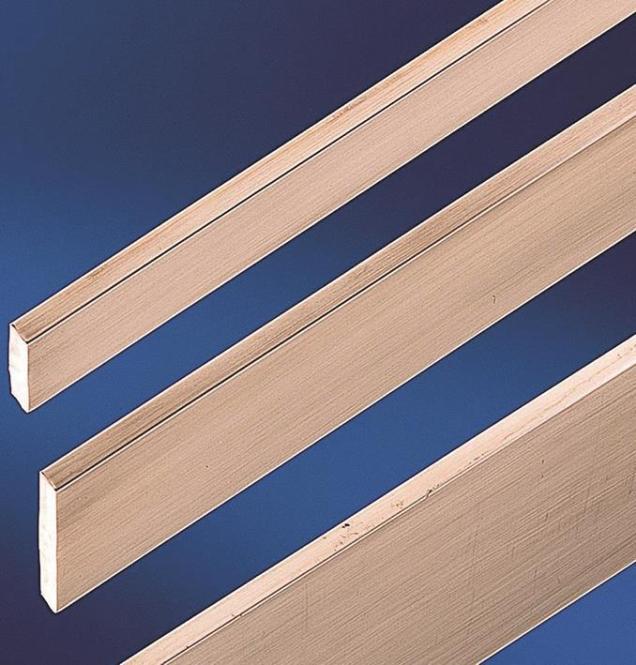 Actual product image Caddy ERIFLEX PCB-2M-30X10 solid copper bar, 30 mm x 10 mm x 2 PCB2M30X10