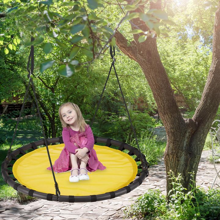 Actual product image Relaxdays 120 cm Nest Swing