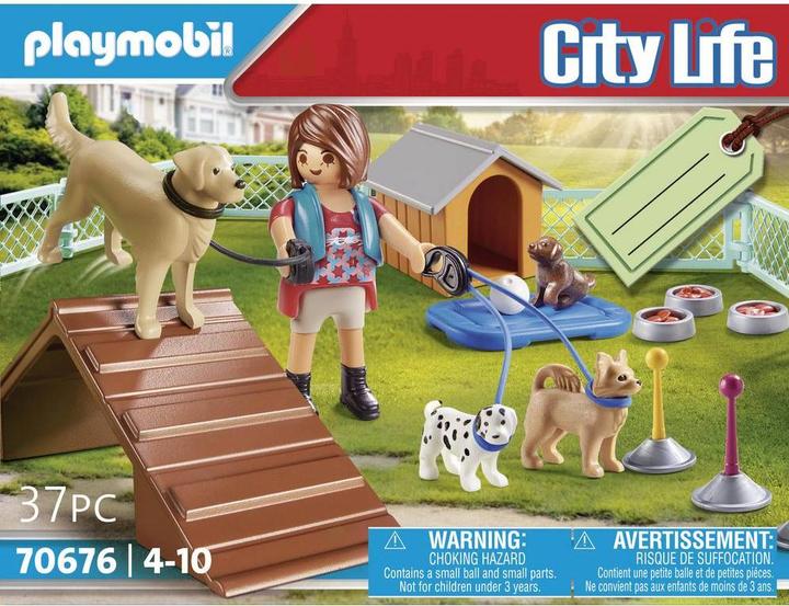 Image du produit Playmobil Set cadeau- Dresseur de chiens (70676, Playmobil City Life)