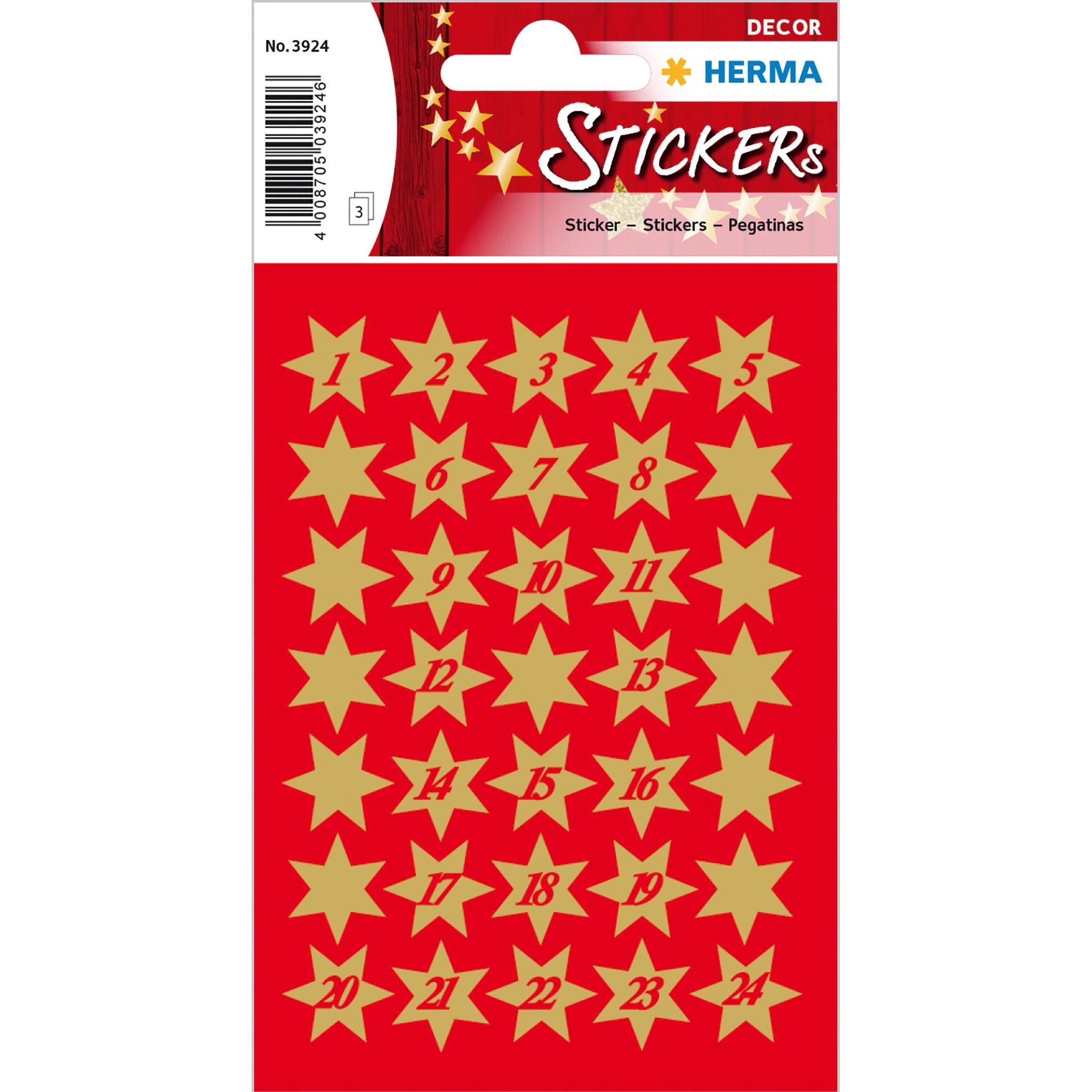 Herma, Sticker, Schmucketiketten Decor Weihnachten