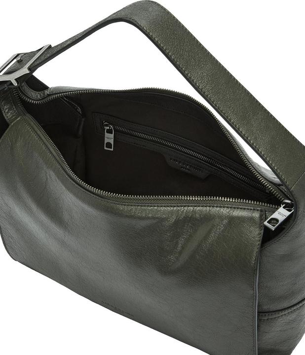 Actual product image Liebeskind Berlin Hobo M Lou Cracked Leather Forest