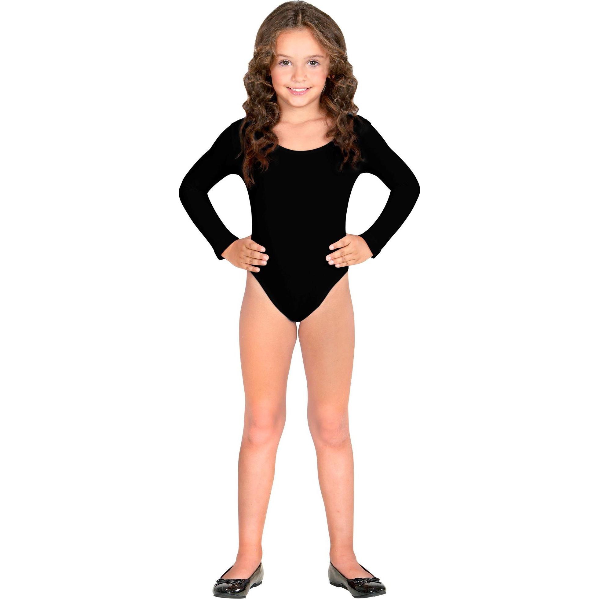 Thumbnail - Widmann Classic Kinder-Body schwarz (116, 122, 128)