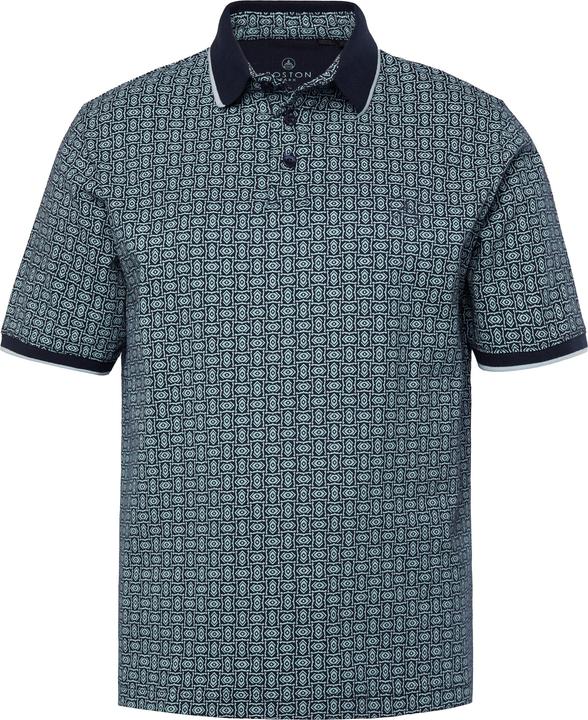 Image du produit Boston Park Poloshirt, Halbarm, Alloverprint, bis 84/86 (42, 44)