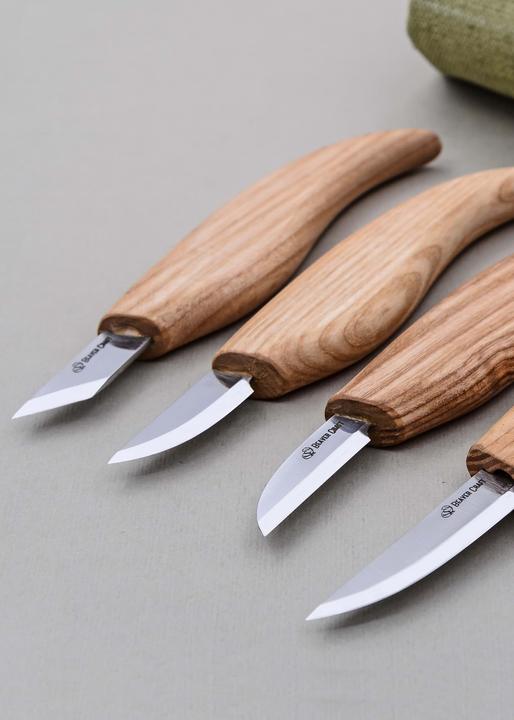 Produktbild Beaver Craft Basic-Holzschnitzset 4-teilig mit Rolle