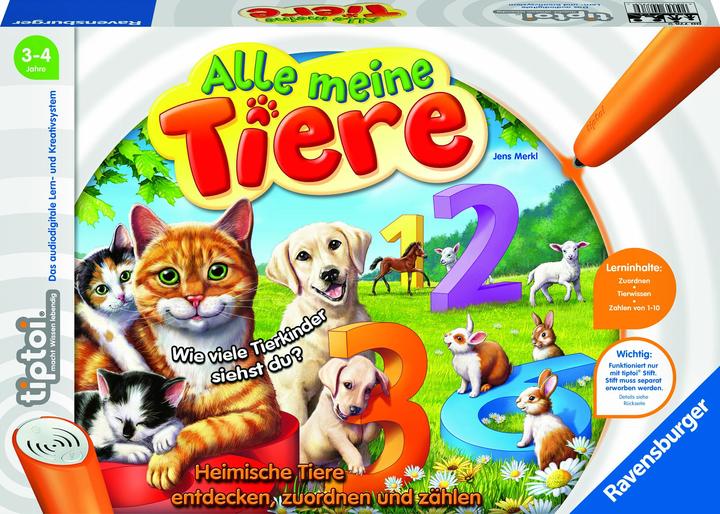 Produktbild tiptoi Alle meine Tiere (Deutsch, 2 - 4 Jahre)