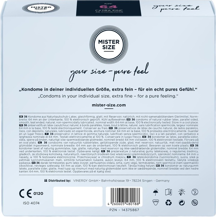 Image du produit Mister Size 47 (36 pcs)