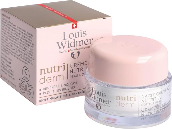 Actual product image Widmer Louis Nutriderm Nachtcreme Nutritive parfumiert 50 ml (50 ml, Night cream)