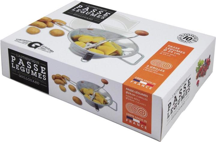 Produktbild Guillouard Passevite Passiergerät Premium Edelstahl 24 cm – 3 Einsätze