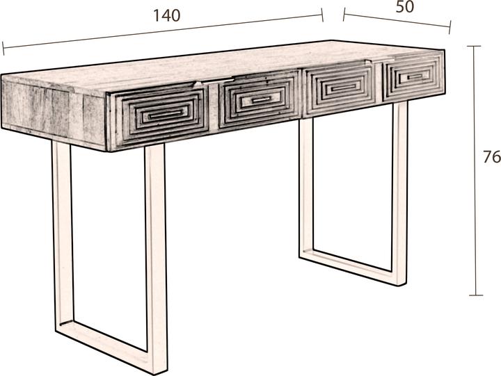 Produktbild Dutchbone Volan (140 x 50 x 76 cm)