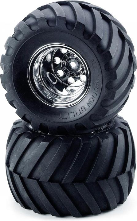 Actual product image Tamiya Tire+rim front Wild Willy