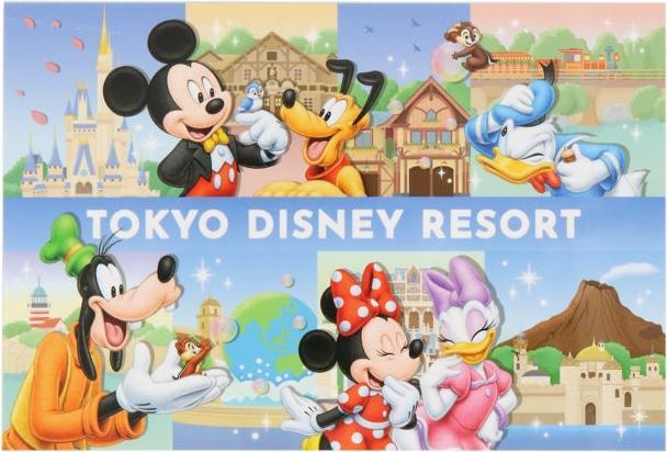 Actual product image Disney Notizbuch mit Micky Maus & Freunde Tokyo Resort