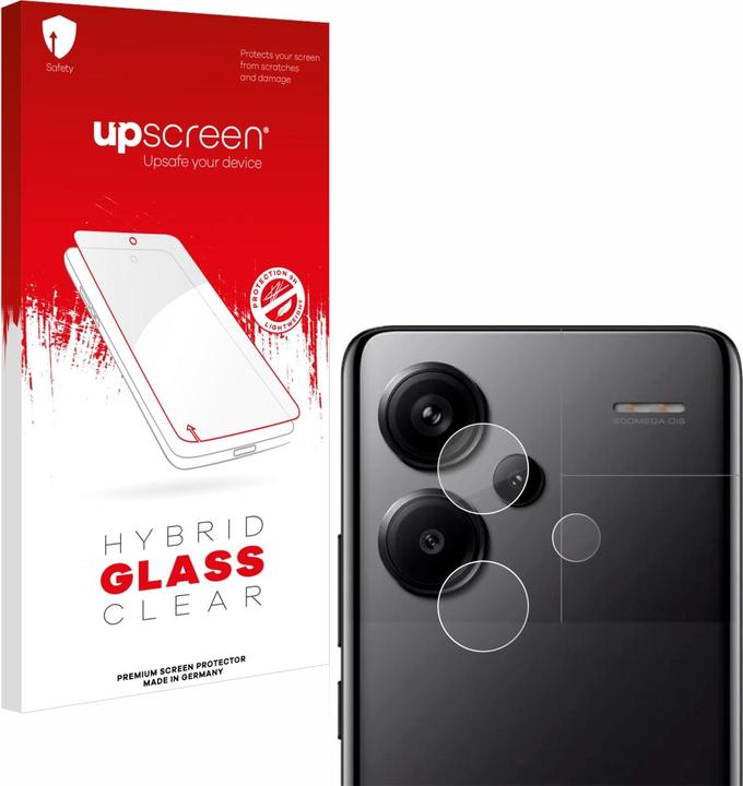 Produktbild upscreen Schutzglas Schutzfolie Glas Folie Displayschutz klar (1 Stück, Xiaomi Redmi Note 13 Pro 5G)