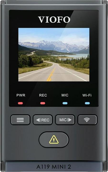 Immagine prodotto Viofo A119 Mini 2 (Visione notturna, WiFi, Ricevitore GPS, Microfono incorporato, Accelerometro, QHD)