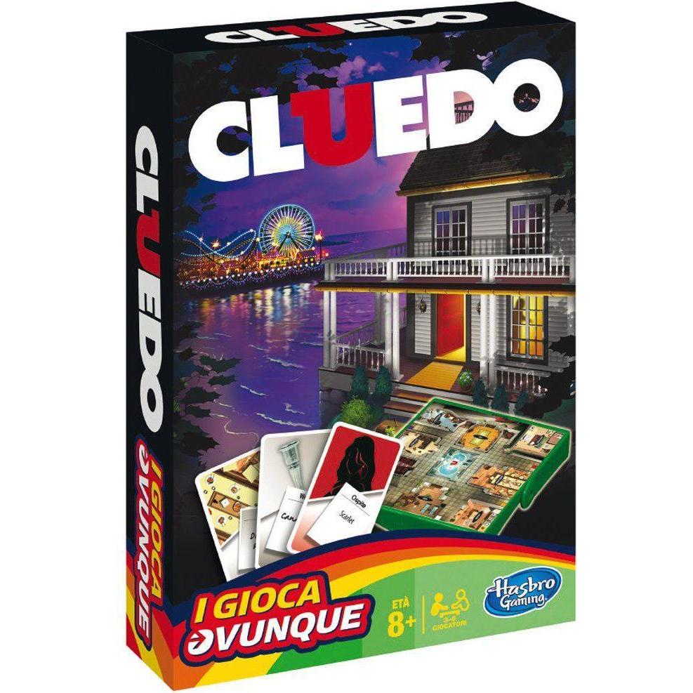 Hasbro Gaming Cluedo Travel (Italienisch)