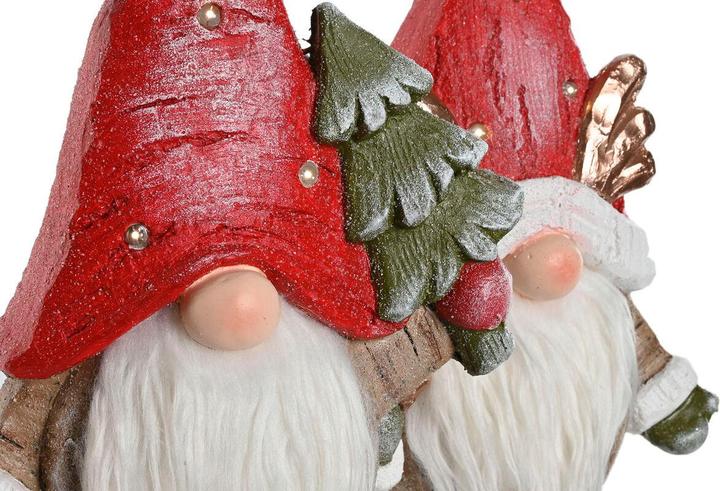 Produktbild Esprit Christmas bauble Home White Red Gnome 25 x 11,5 x 38 cm (2 Units) (2 -teilig)
