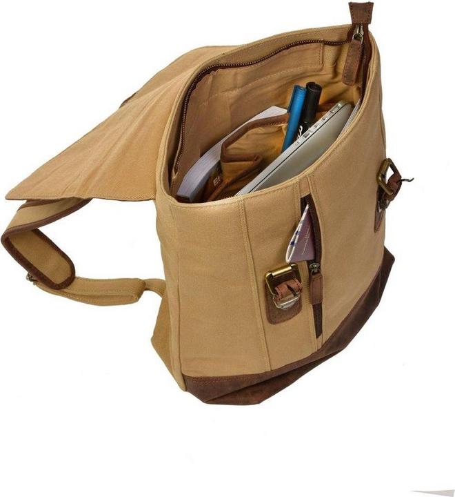 Actual product image Dermata Canvas/leather rucksack (18 l)