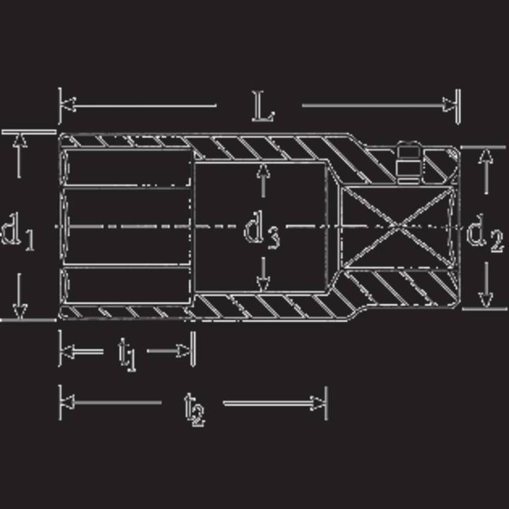 Produktbild Stahlwille Sechskant-Steckschlüsseleinsatz (22 mm)