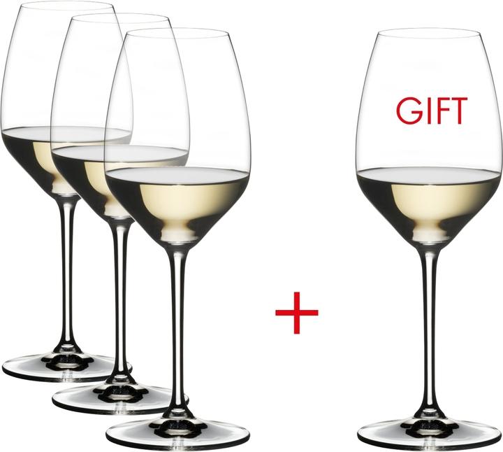 Nachtmann Riesling Pay 3 Get 4 (49 cl, 4 Glasses, White wine glasses)