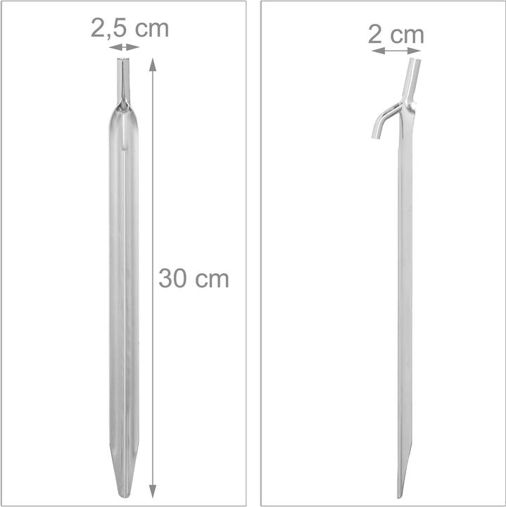 Actual product image Relaxdays 20x tent pegs