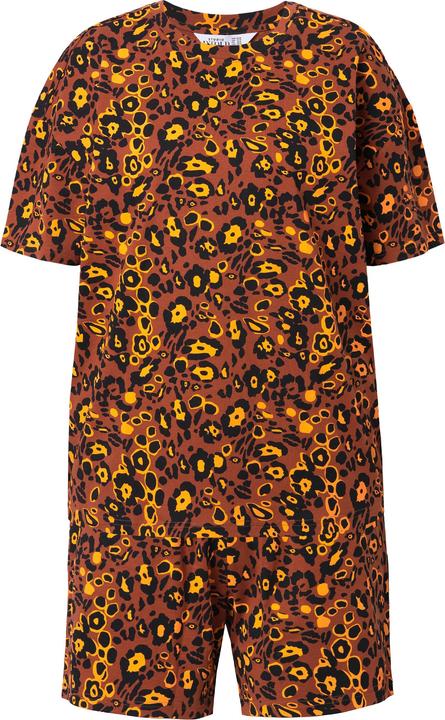Image du produit Studio Untold Pyjama deux pièces (short), imprimé léopard (58)