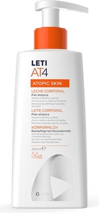 Produktbild Leti LETIAT4 Atopic Skin Körpermilch, 250 ml Creme (Körpercreme, Körperlotion, 250 ml)