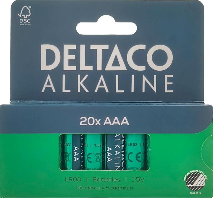 Produktbild Deltaco LR03-20B (20 Stk., AAA, 1300 mAh)