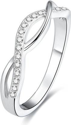 Produktbild Beneto Silver ring with crystals AGG190 - Circuit: 50 mm (L) (50)