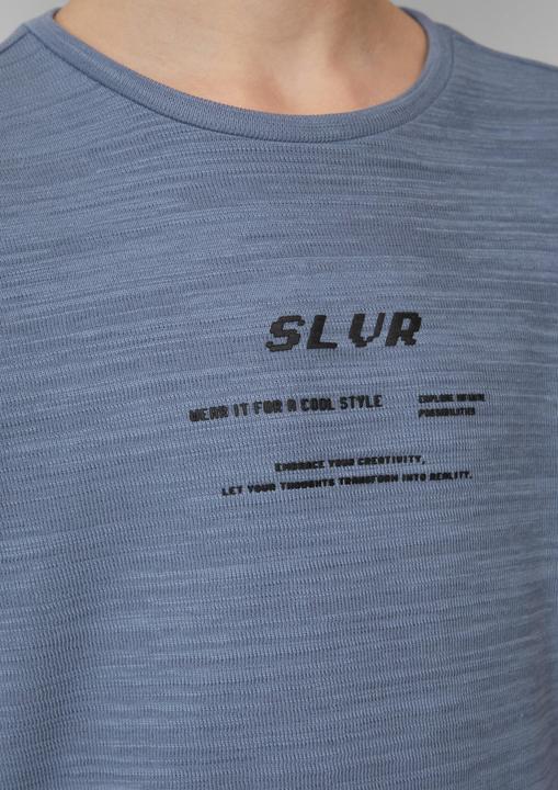 Produktbild S.Oliver T-Shirt Strukturiertes Langarmshirt mit Frontprint (170, 176)