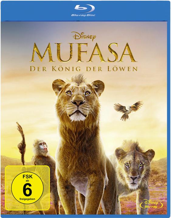 Immagine prodotto Disney Interactive Studios Mufasa: Der König der Löwen - BR (Blu-ray, 2024, Francese, Inglese, Olandese, Tedesco)