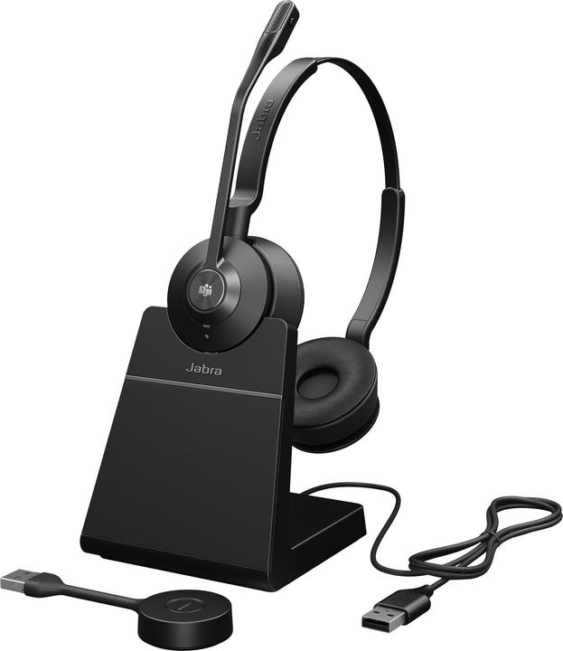 Image du produit Jabra Engage 55 MS Duo (Sans fil, USB-A, Les équipes Microsoft)