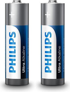 Actual product image Philips Ultra alkaline battery LR6E2B/10 (2 pcs., AA)