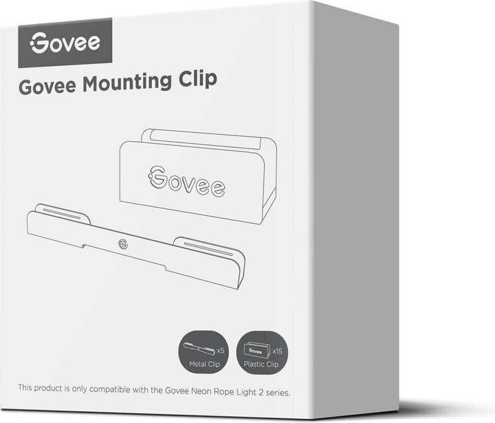 Produktbild Govee Neon Rope Light 2 Extra Brackets and Clips (15+5pcs)