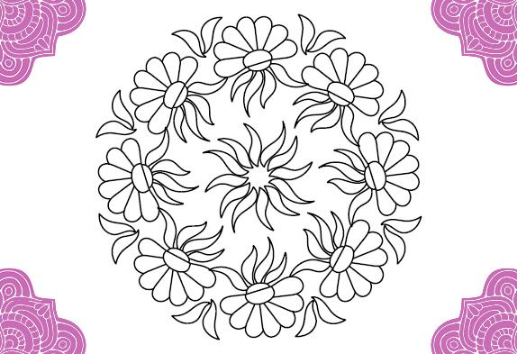 Actual product image 50 cards mandalas