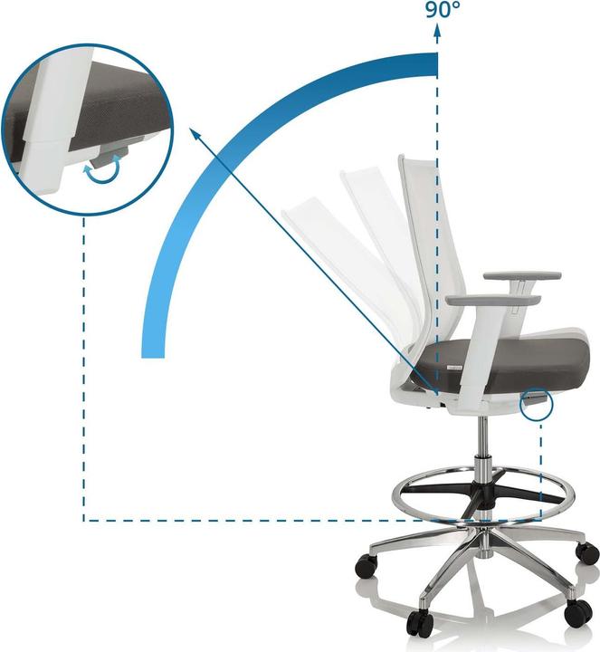 Produktbild Hjh Office Aspen Work W (58 - 78 cm)
