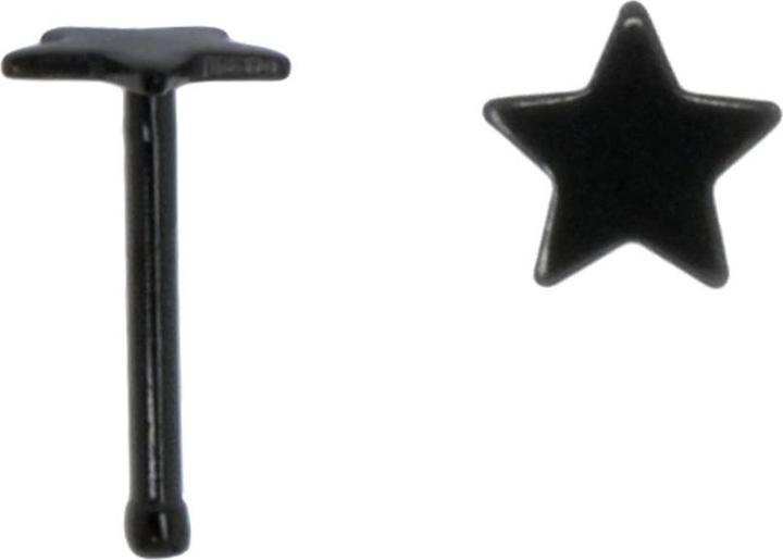 Produktbild Bijouteria Nasenpiercing (PVD Beschichtung (schwarz), Chirurgenstahl 316L)