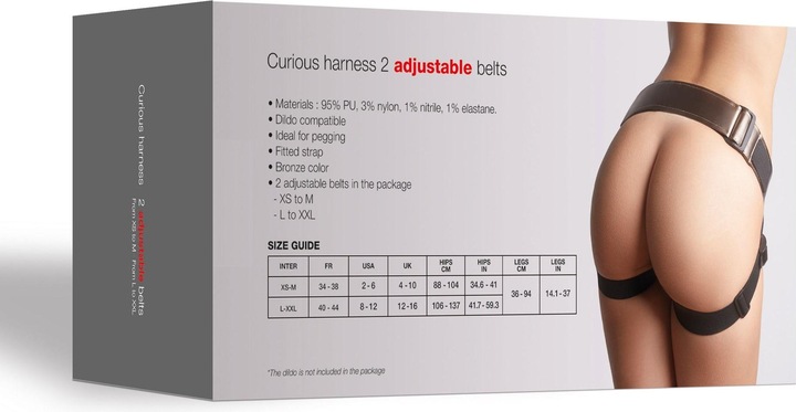 Actual product image Strap-on-me Leatherette Harness Curious