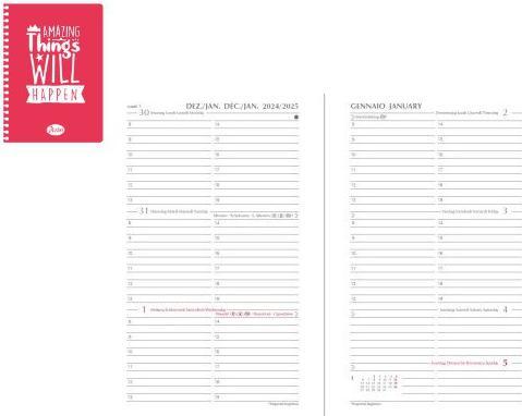 Image du produit Agenda Pastel Swiss Corail A5 (14.8 x 21 cm)